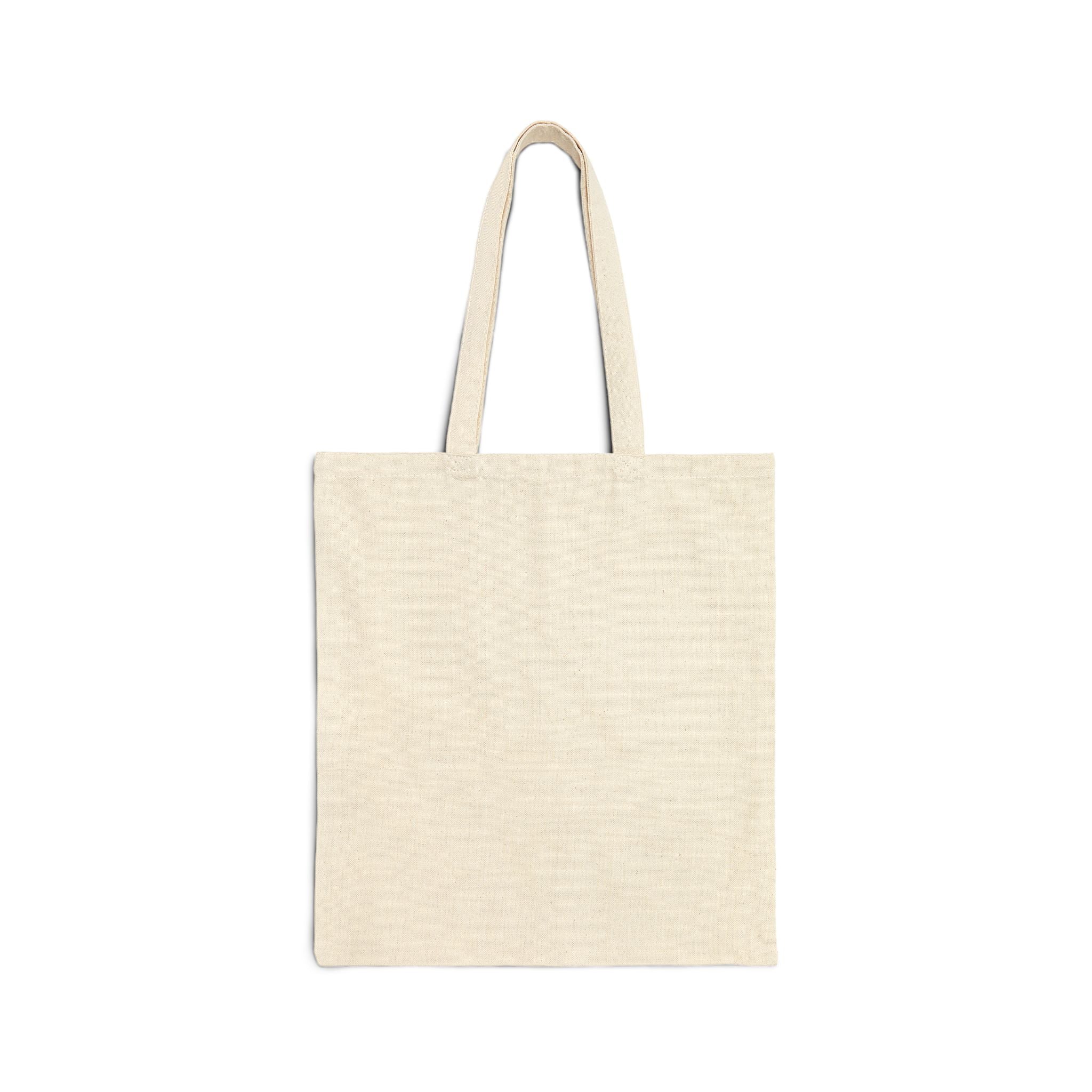 Bacon Canvas Tote Bag — Funny Illustrated Bacon Grocery & Market Shopper