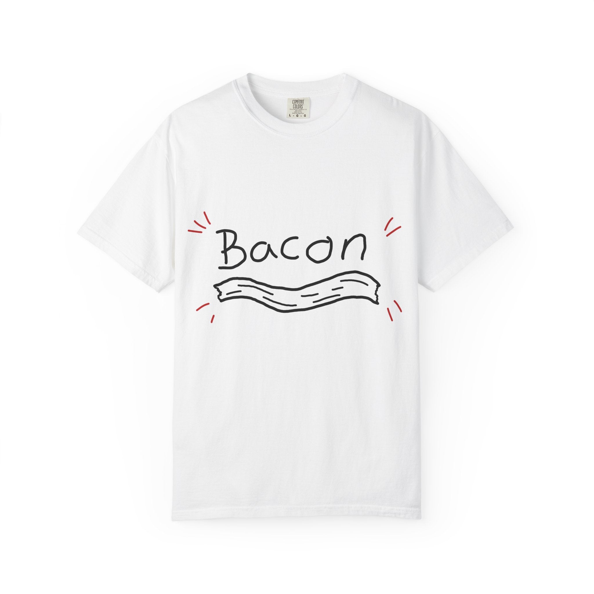 Bacon Doodle T-Shirt — Funny Breakfast Graphic Tee