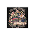 Booklover Kiss-Cut Vinyl Sticker — "In My Book Era" Cute Dragon & Cat Reading Design